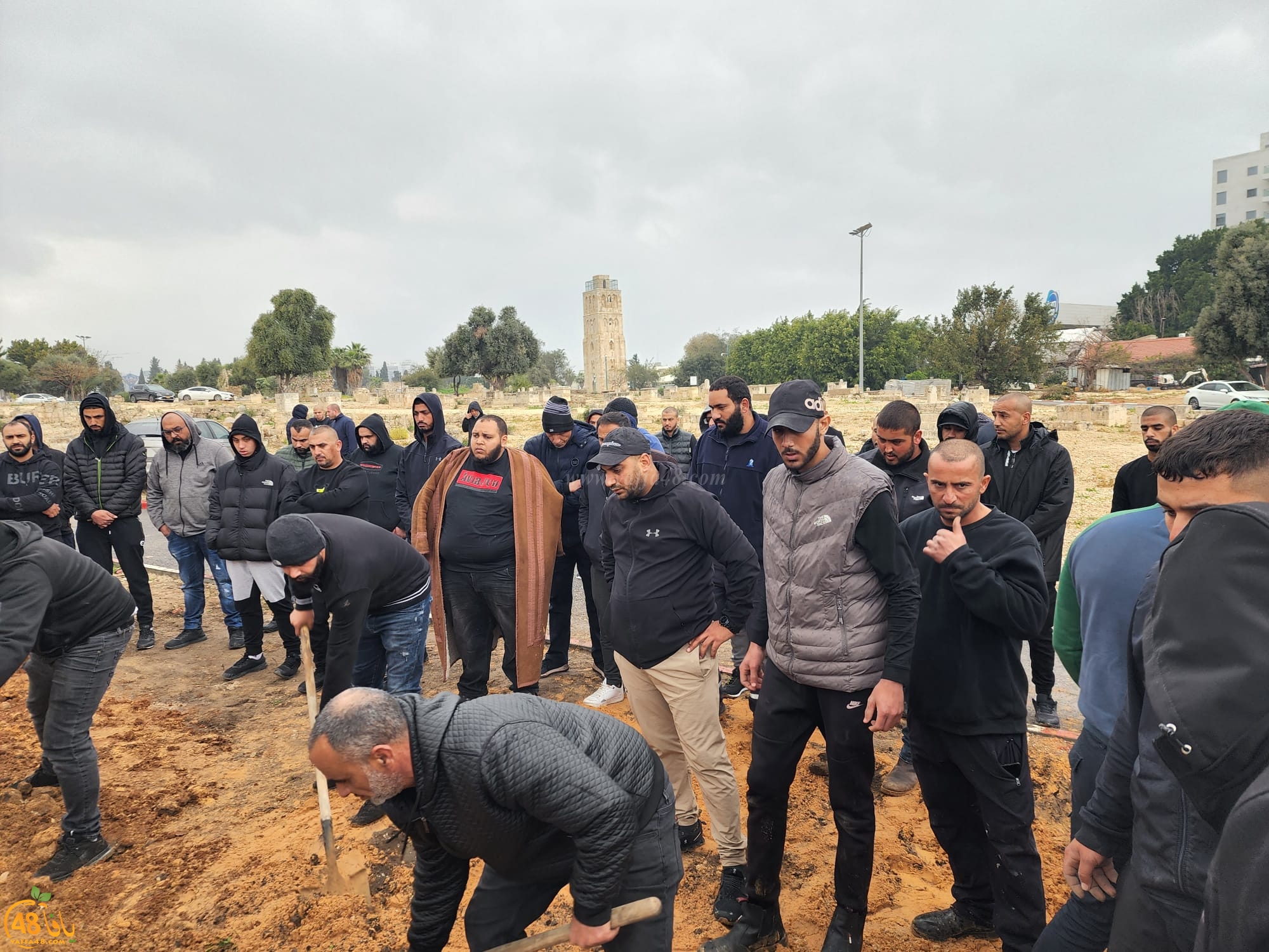 فيديو: تشييع جثمان السيدة رنا أبو غولة شعث وجنينها في الرملة